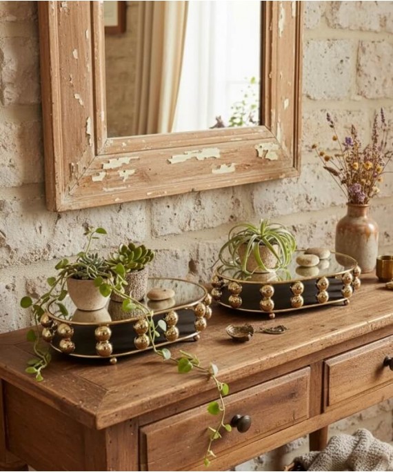 ZEYVE BONCUK OVAL 2-PIECE JARDINYER 22x30x8-28x36x8